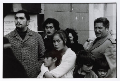 MAX OETTLI Māori Family in Street, Auckland