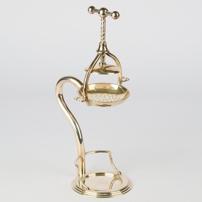 A Victorian Mechanical Cocktail Lemon Squeezer by Henry Wilkinson & Co Sheffield 1843-1871 in Silver