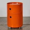 A Vintage Orange Kartell Componibili, 1970s