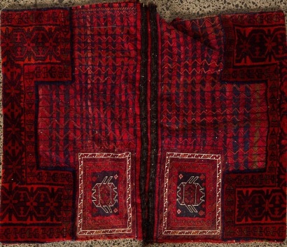 A Handwoven Afghan Rug Bag/Cushion Cover