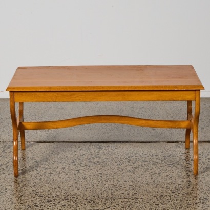 A Mid-Century Oak Coffee Table