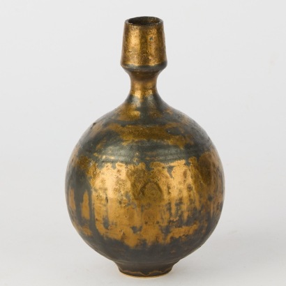 A John Parker Bronze Bottle Vase