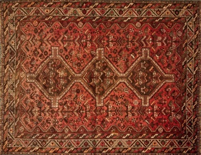 A Shiraz Persian Rug