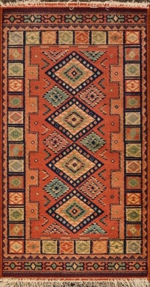 A Vintage Turkish Oushak Runner