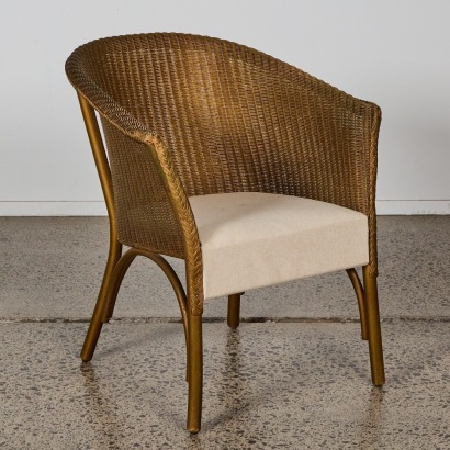 A Vintage Lloyd Loom Chair