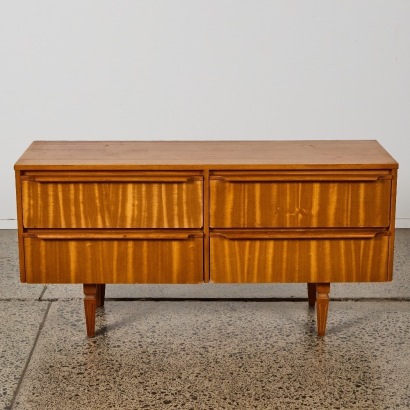 A Mid-Century Four-Drawer Lowboy