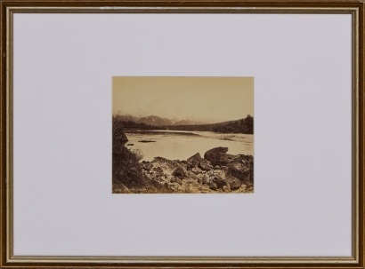 Burton Brothers - Buller Gorge, Albumen Silver Photograph
