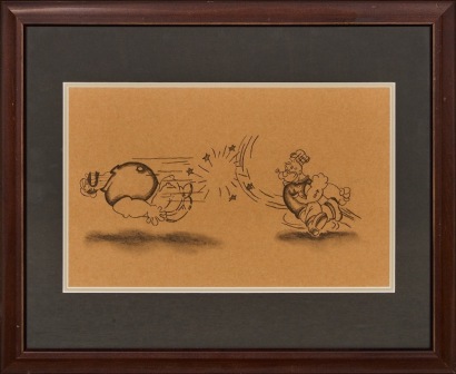 An Artist's Rendition of a Popeye Scene