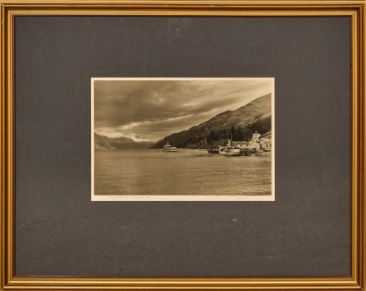 A Framed J. Lloyd Wilson Photograph of Lake Wakatipu