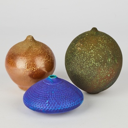 A Collection of Three NZ Studio Pottery Vessels