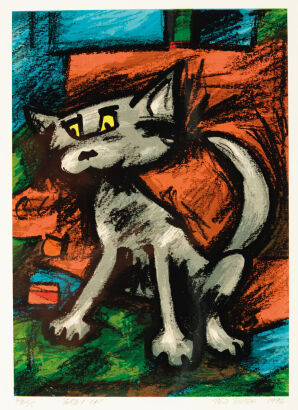 TED DUTCH Grey Cat