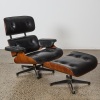 A New Zealand made Eames Lounge Chair and Ottoman by Artedomus Interiors C.1970s