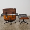 A New Zealand made Eames Lounge Chair and Ottoman by Artedomus Interiors C.1970s - 3