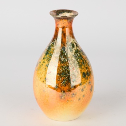 A Flambe Luster Flower Vase by Paul Laird