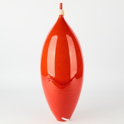 A Peter Collis Tall Orb Vase A/F