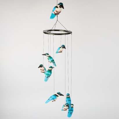 A Kingfisher Mobile Wall Hanging