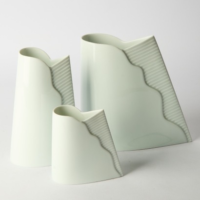A Trio of Graduating Rosenthal Stuio Line Vases by Uta Feyl
