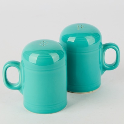 Two Fiestaware Salt and Pepper Shakers