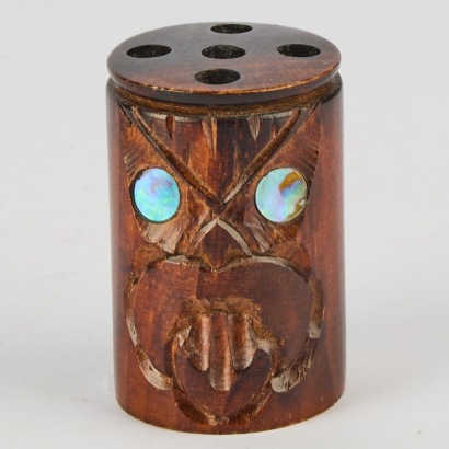 A Folk Art Pencil Holder