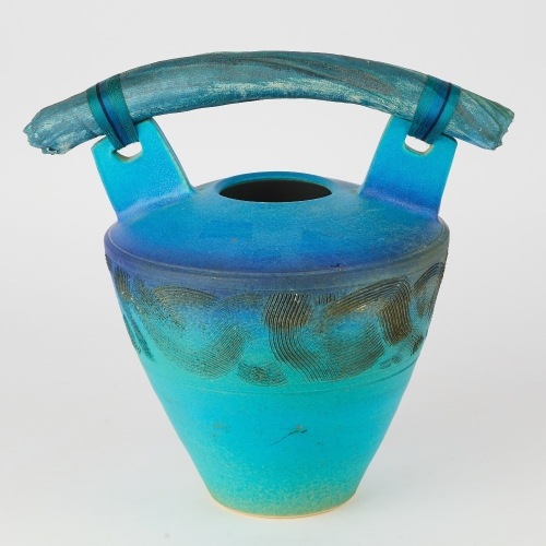 A Margaret Mouat Carver Pottery Vessel