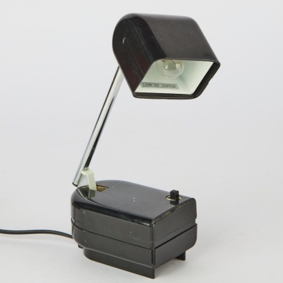 A Vintage Black Telescopic Folding Lamp