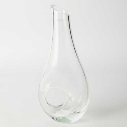 A Handmade Korosno Art Glass Wine Decanter