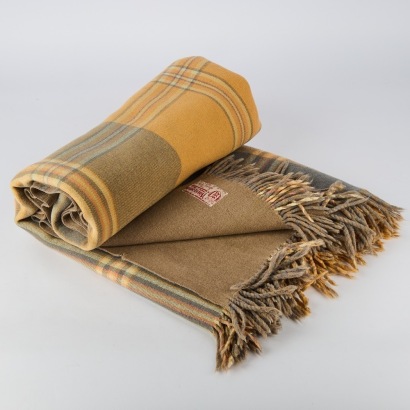 An Early Wanganui Travel Rug Made by Wanganui Woollen Mills