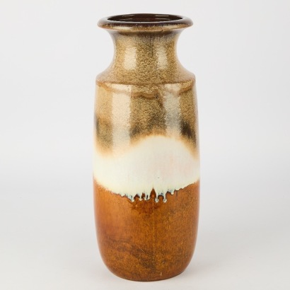 A Scheurich West German Lava Floor Vase