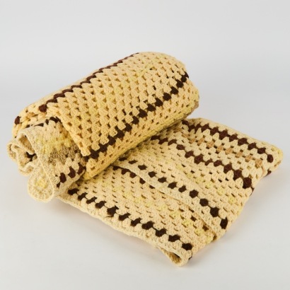 A Large Hand Crocheted Blanket