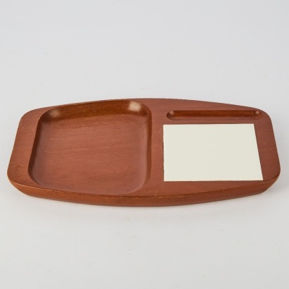 A Vintage Ebbtide Teak Plate, 1970's