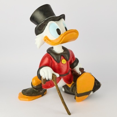 A Vintage Scrooge McDuck Statue