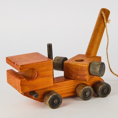 A Vintage Wooden Truck Toy, New Zealand