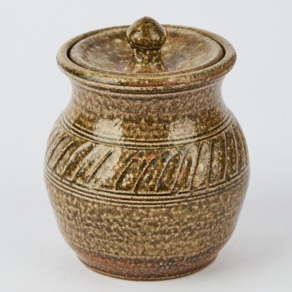 A John Sepie Salt Glaze Canister