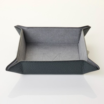 Messika, Black Leather Tidy Tray with Box