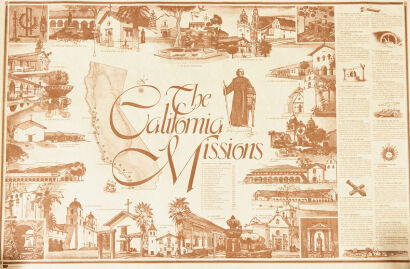 A Print of The California Missions