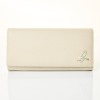Agnes B, Light Grey Leather Wallet with Box