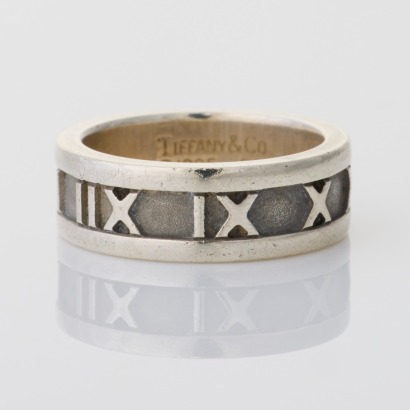 Tiffany & Co, Sterling Silver, Atlas Ring