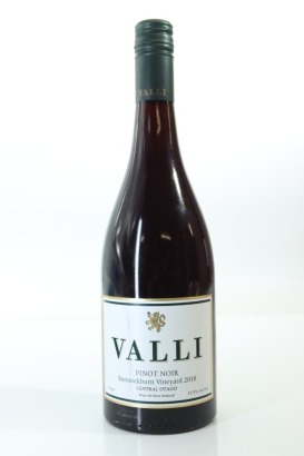 (1) 2018 Valli Bannockburn Vineyard Pinot Noir, Bannockburn