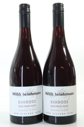 (2) 2018 Wild Irishman Kinross Pinot Noir, Gibbston