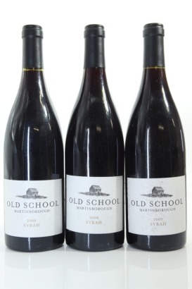 (3) 2009 Old School Syrah Bottled for Caro's, Hawke's Bay