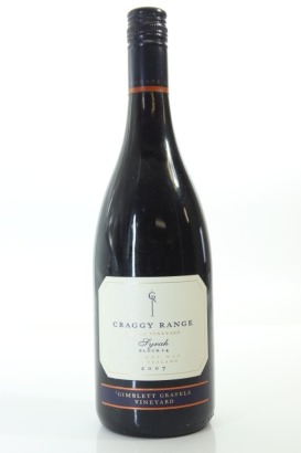 (1) 2007 Craggy Range Block 14 Syrah, Gimblett Gravels