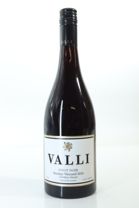 (1) 2018 Valli Bendigo Vineyard Pinot Noir, Bendigo