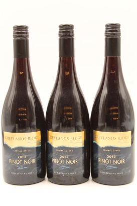 (3) 2013 Greylands Ridge Pinot Noir, Central Otago