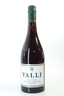 (1) 2018 Valli Bannockburn Vineyard Pinot Noir, Bannockburn