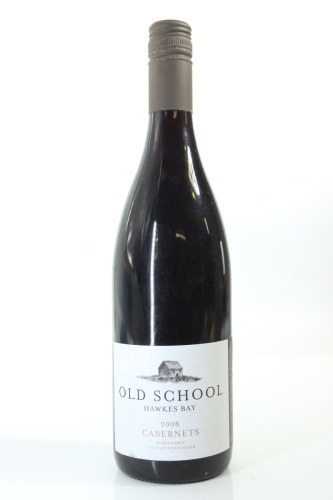 (1) 2008 Old School Cabernets Bottled for Caro's, Hawke's Bay