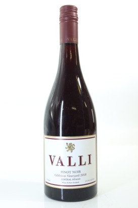 (1) 2018 Valli Gibbston Vineyards Pinot Noir, Gibbston