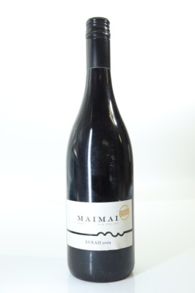 (1) 2009 Maimai Syrah, Hawke's Bay