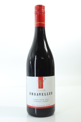 (1) 2010 Carrick Unravelled Pinot Noir, Central Otago