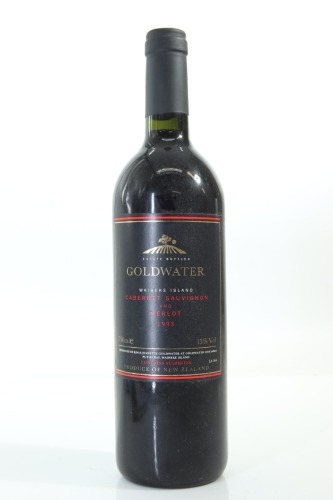 (1) 1993 Goldwater Estate Cabernet Sauvignon - Merlot, Waiheke Island