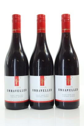 (3) 2013 Carrick Unravelled Pinot Noir, Central Otago